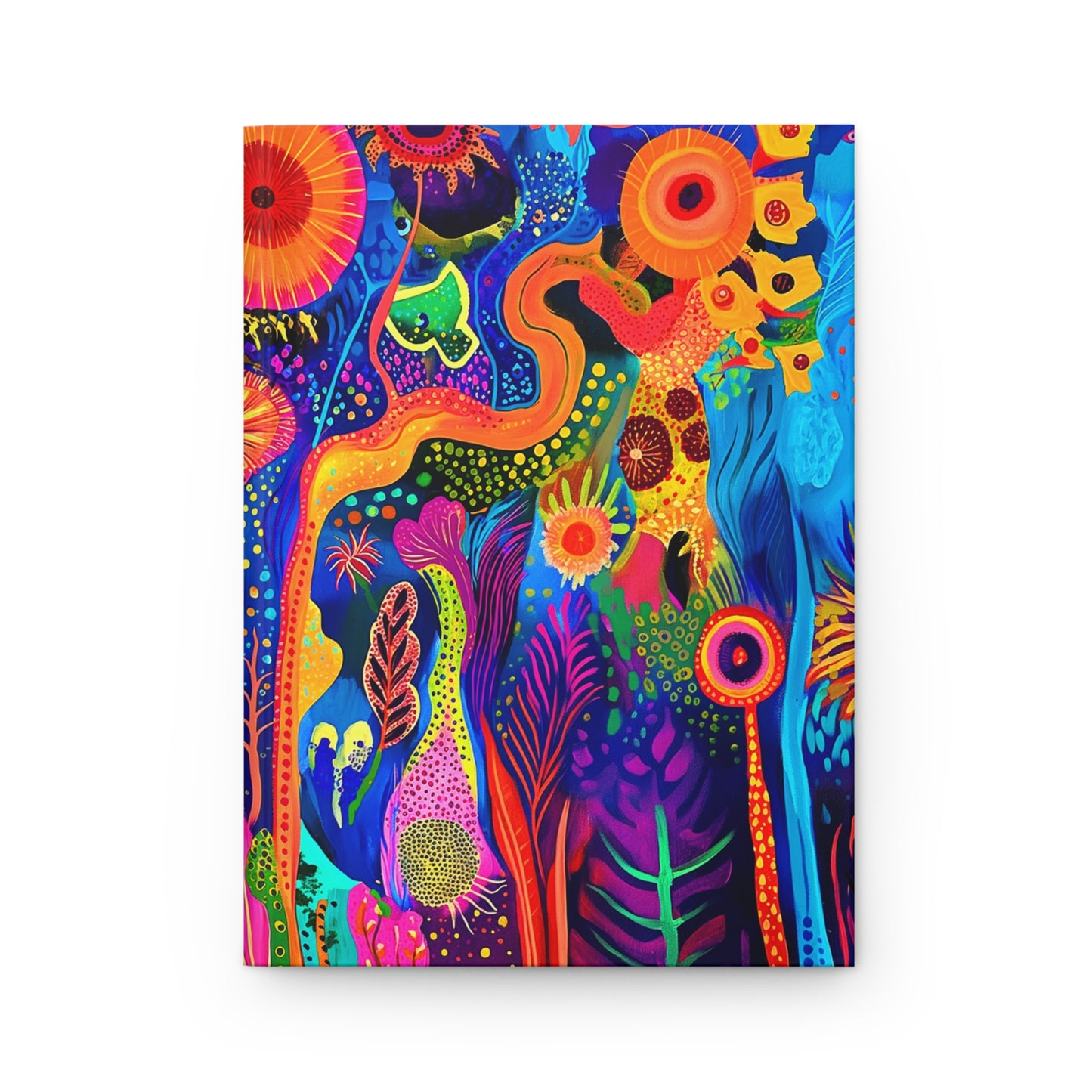 Joyful Colors Hardcover Notebook Bright Pattern Journal