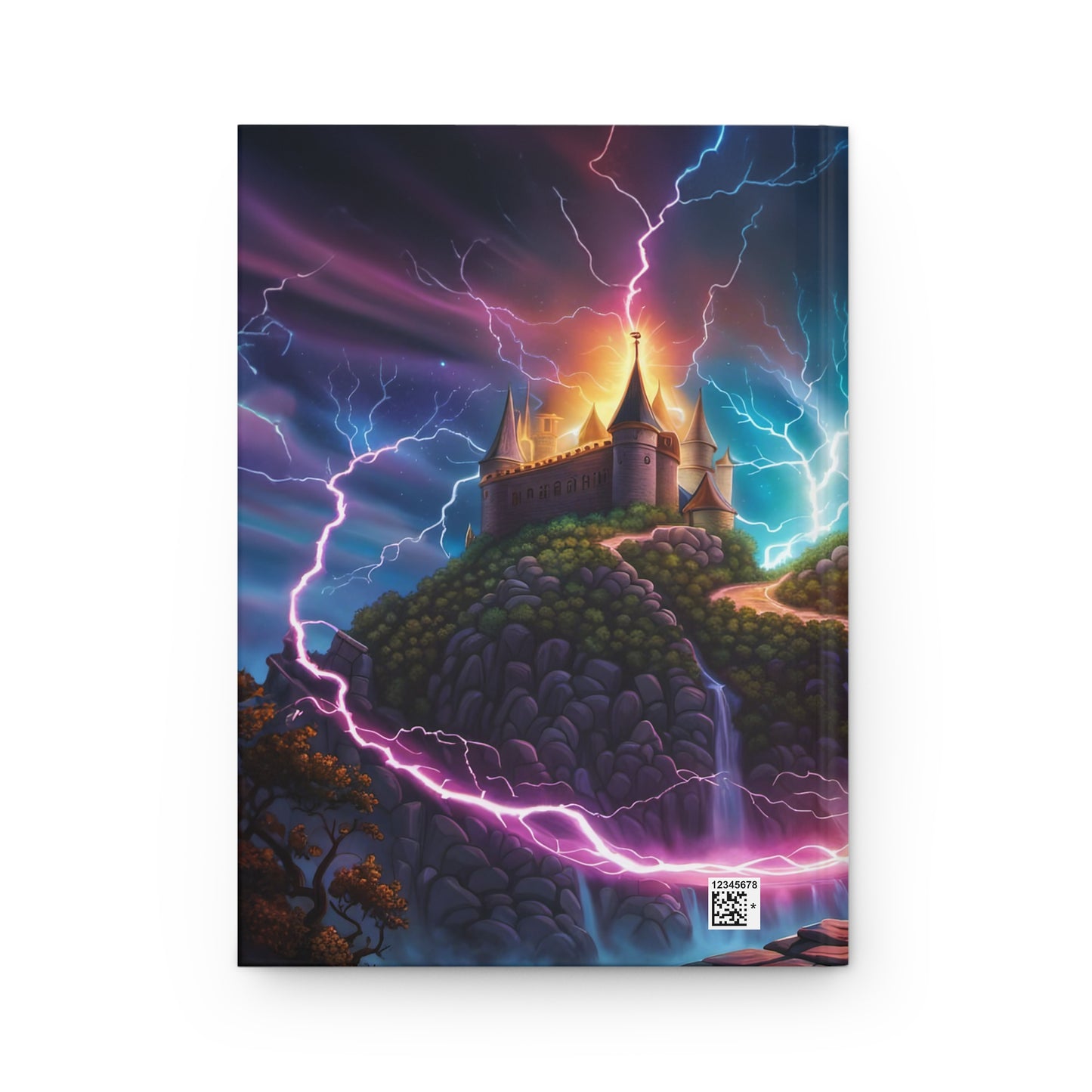 Young Wizard Lightning Spell Notebook Journal - An original fantasy art ruled hardcover notebook