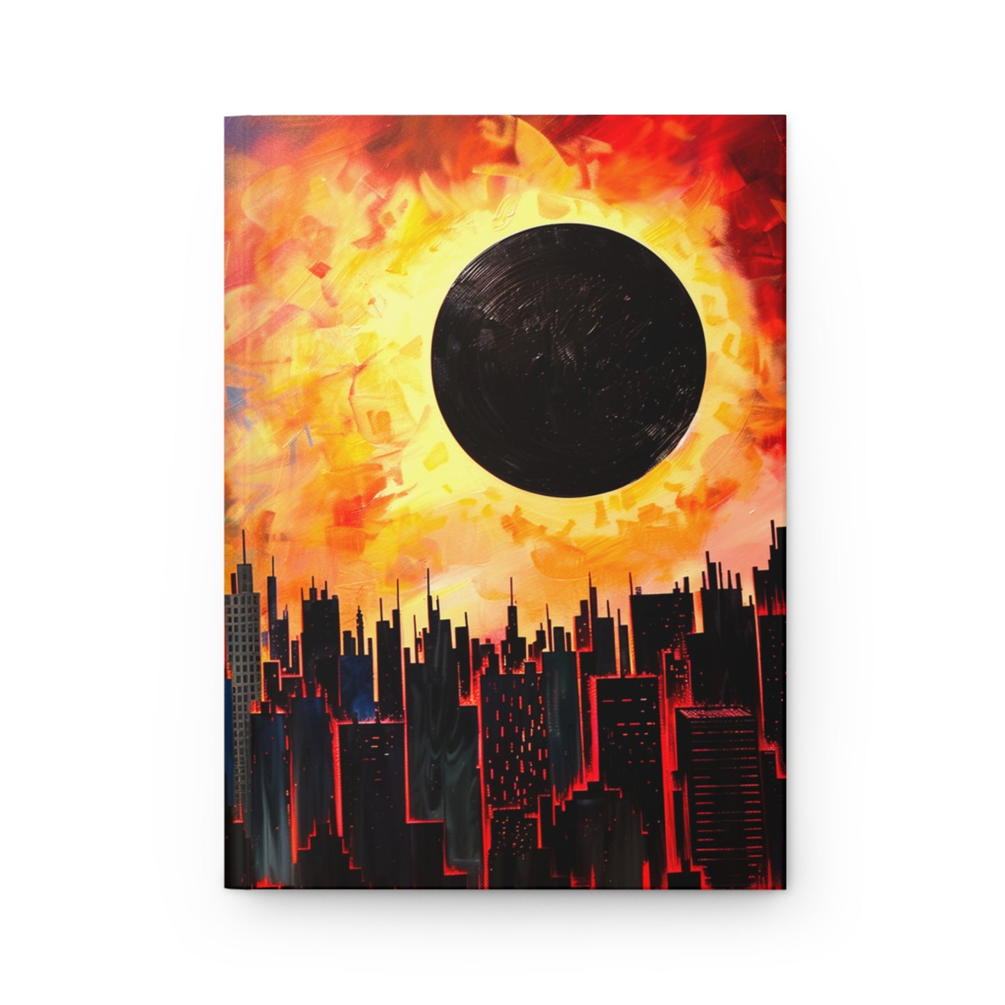 Red City Eclipse Journal Solar Eclipse Hardcover Notebook