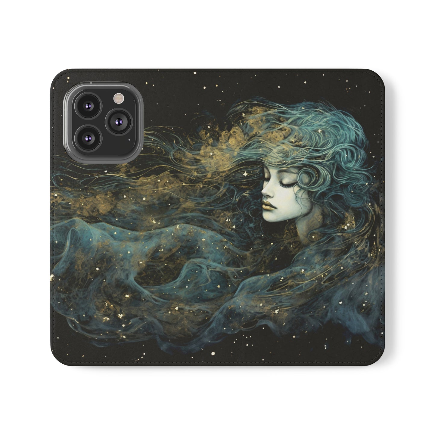 Starborn Enigma Flip Case Phone Case Goddess Flip Phone Case Celestial Phone Case Divine Feminine Flip Case s22 s21 iphone 13 12 11