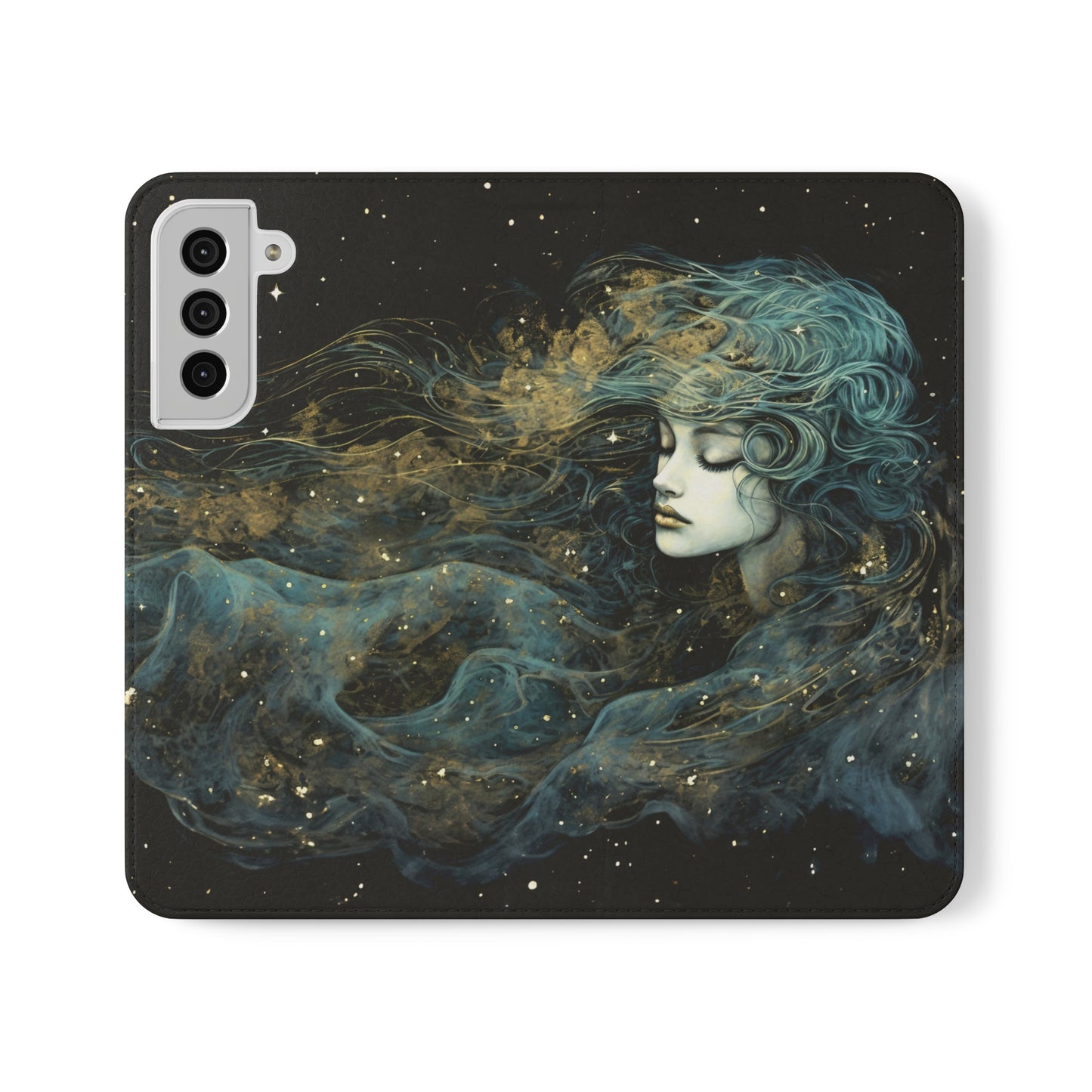 Starborn Enigma Flip Case Phone Case Goddess Flip Phone Case Celestial Phone Case Divine Feminine Flip Case s22 s21 iphone 13 12 11