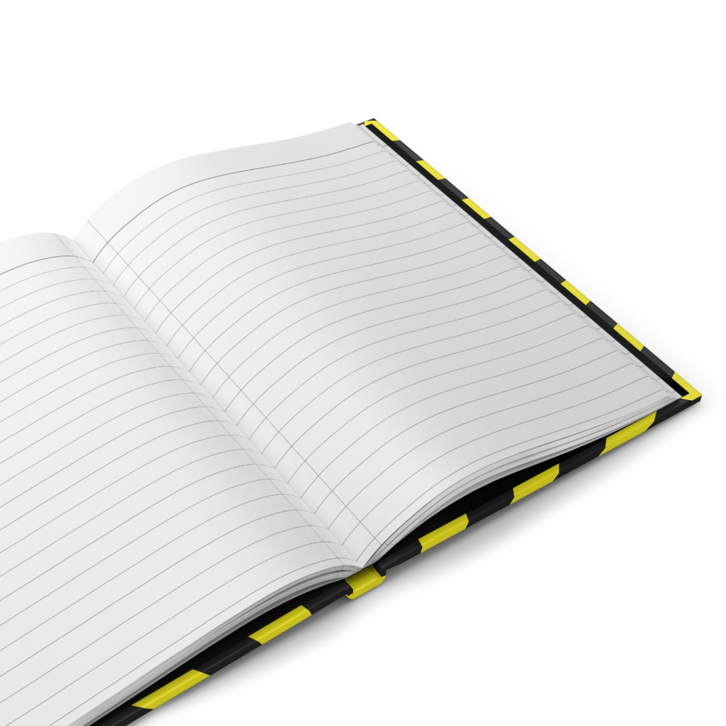 Yellow Burst Hardcover Journal Optical Illusion Notebook