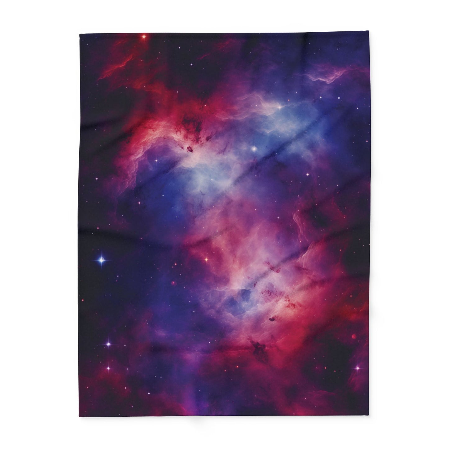 Galaxy Blanket Arctic Fleece Blanket Red Blue Purple Fuzzy Blanket Warm Blanket Soft Blanket Galaxy Space Nebula Nebulae