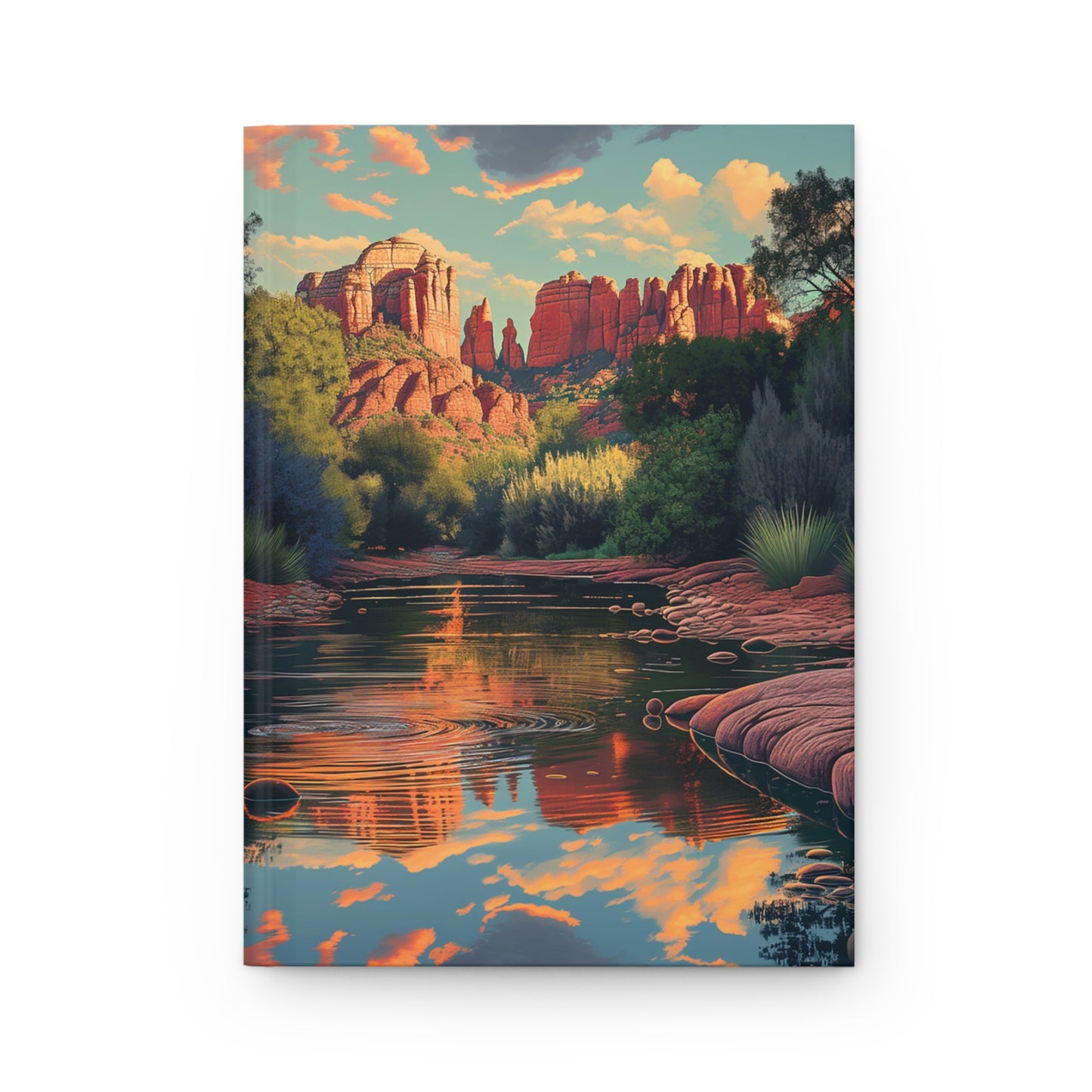 Nature Escape Hardcover Journal Red Rock Notebook