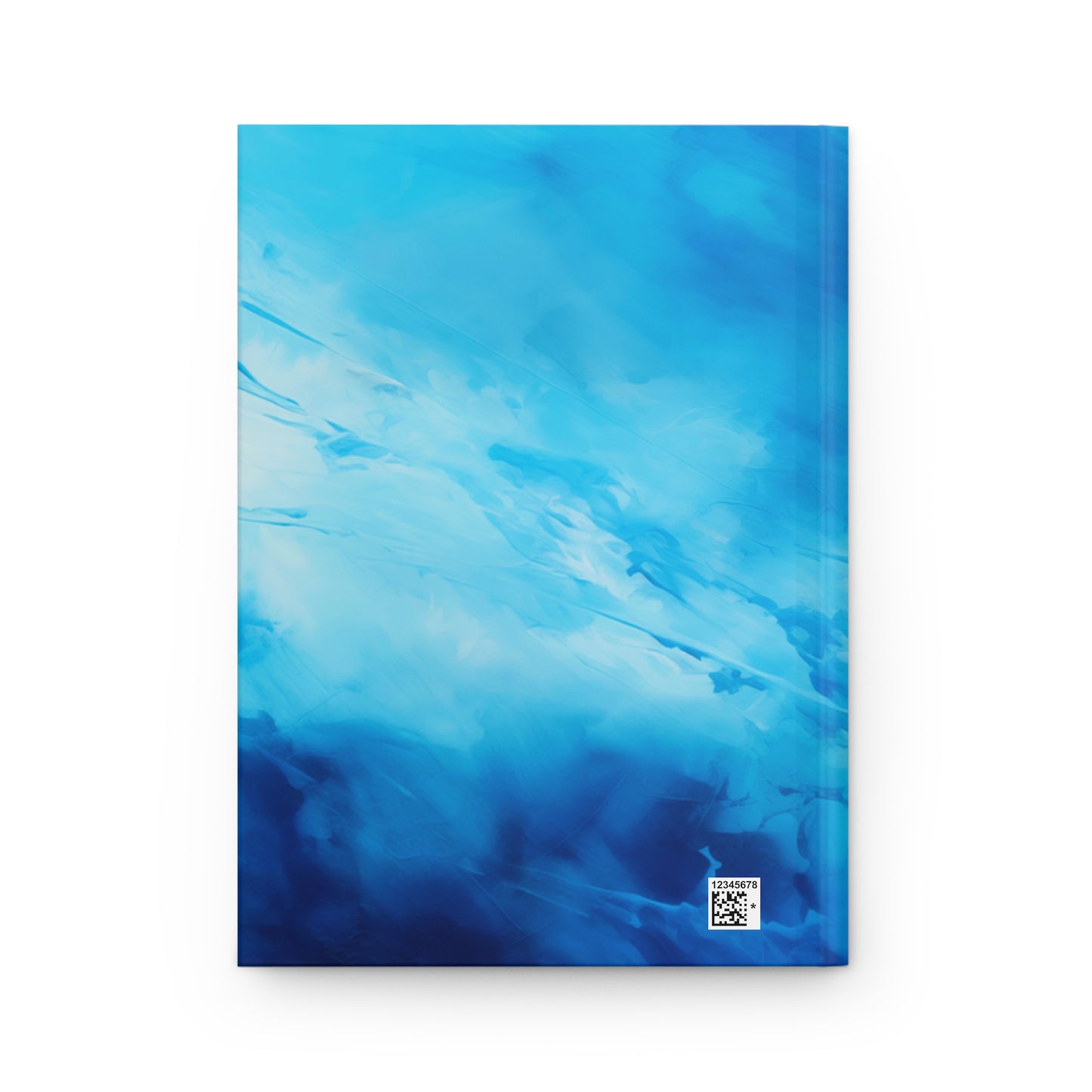 Divine Blue Hardcover Journal Abstract Notebook