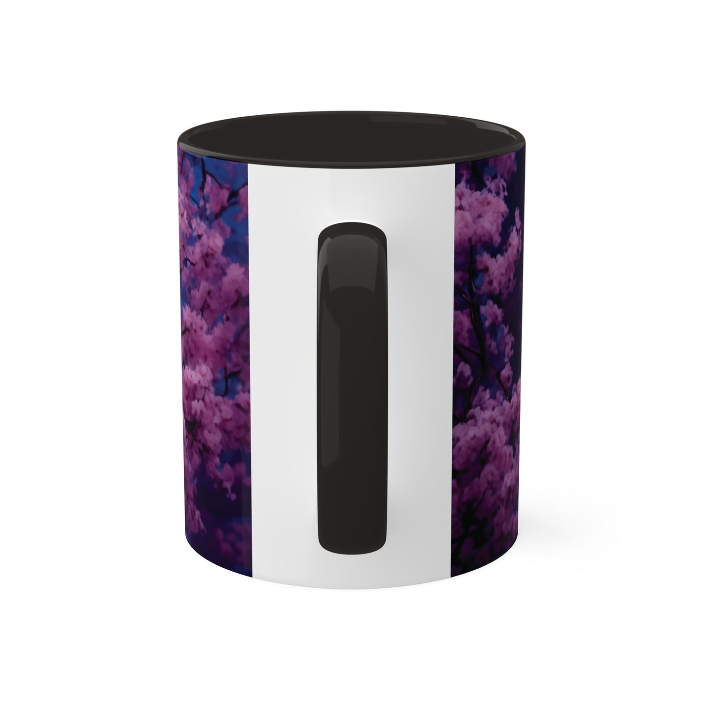 Raven Sakura Cherry Blossom Colorful Mug 11oz - My original art