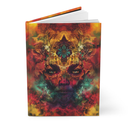 Spiritual Camouflage Hardcover Notebook Bright Pattern Journal