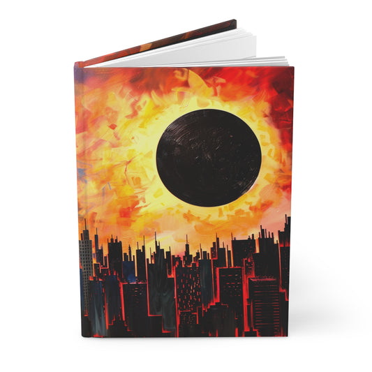 Red City Eclipse Journal Solar Eclipse Hardcover Notebook