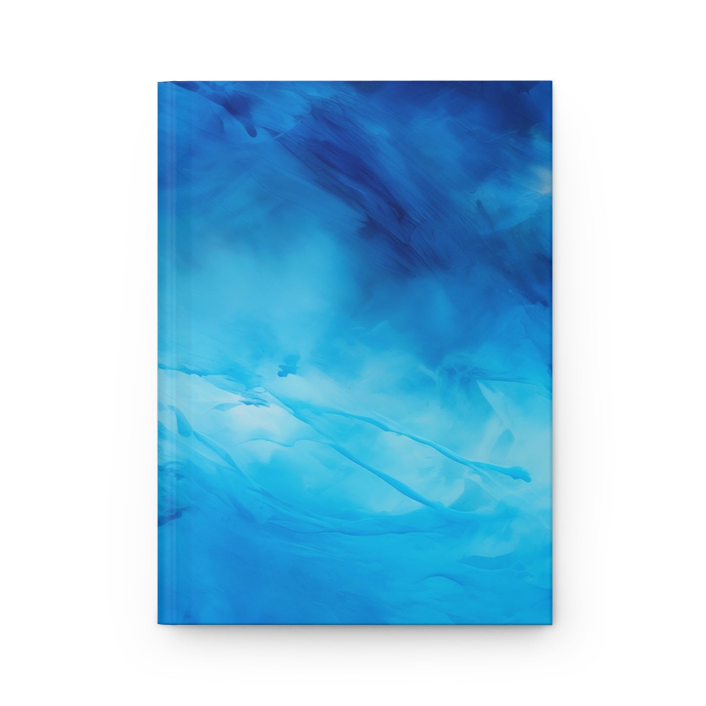 Divine Blue Hardcover Journal Abstract Notebook