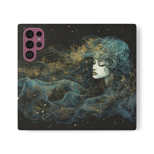 Starborn Enigma Flip Case Phone Case Goddess Flip Phone Case Celestial Phone Case Divine Feminine Flip Case s22 s21 iphone 13 12 11