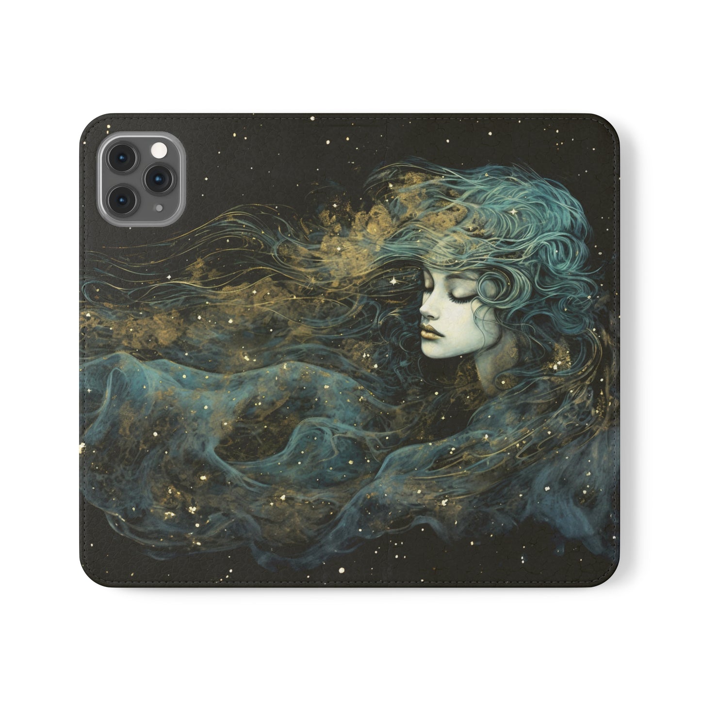 Starborn Enigma Flip Case Phone Case Goddess Flip Phone Case Celestial Phone Case Divine Feminine Flip Case s22 s21 iphone 13 12 11