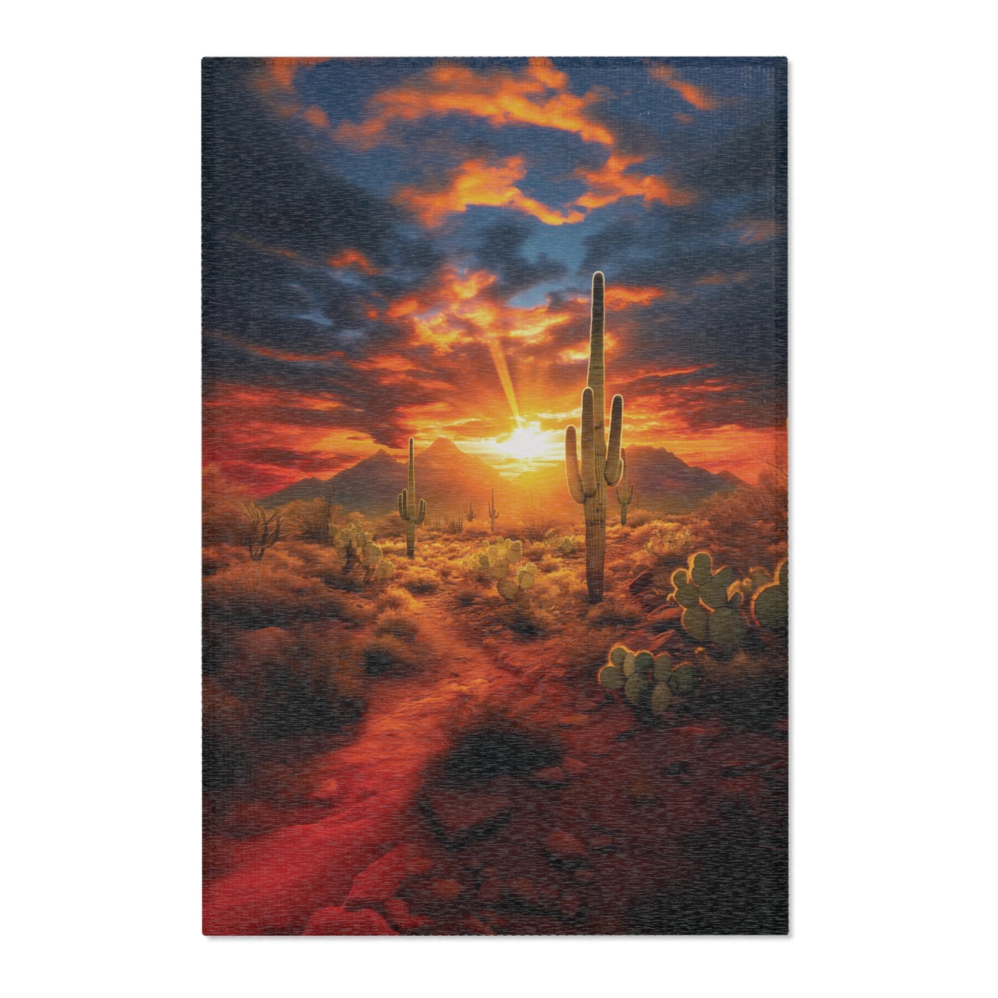 Arizona Desert Area Rug 24" x 36", 48" x 72"