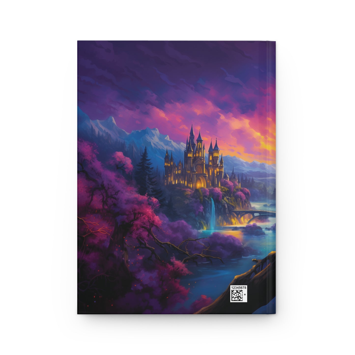 Castle Raven Hardcover Journal Corvid Sunset Notebook