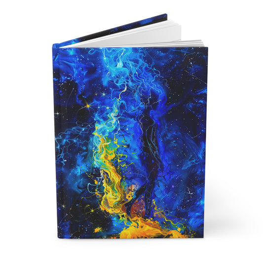 Soul Fire Hardcover Journal Galaxy Woman Notebook