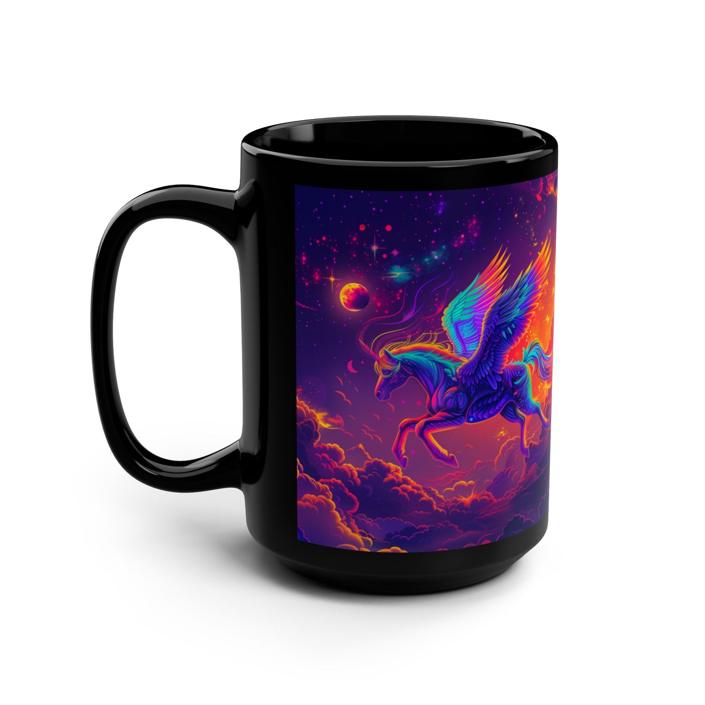 Unicorn Skies Mug 15oz Coffee Mug Rainbow Unicorn Mug