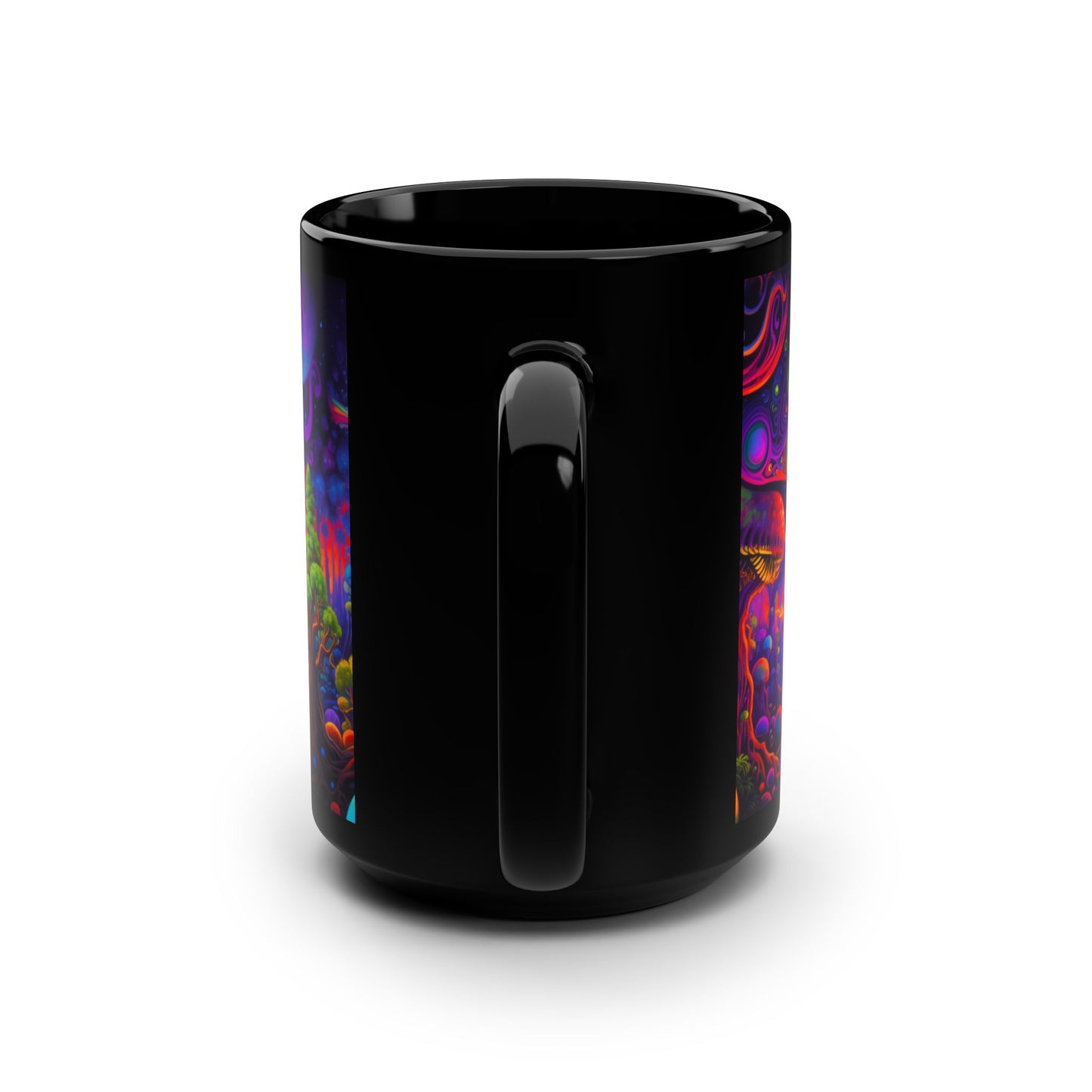 Trippy Marsh 15oz Coffee Mug Colorful Psychedelic Mug