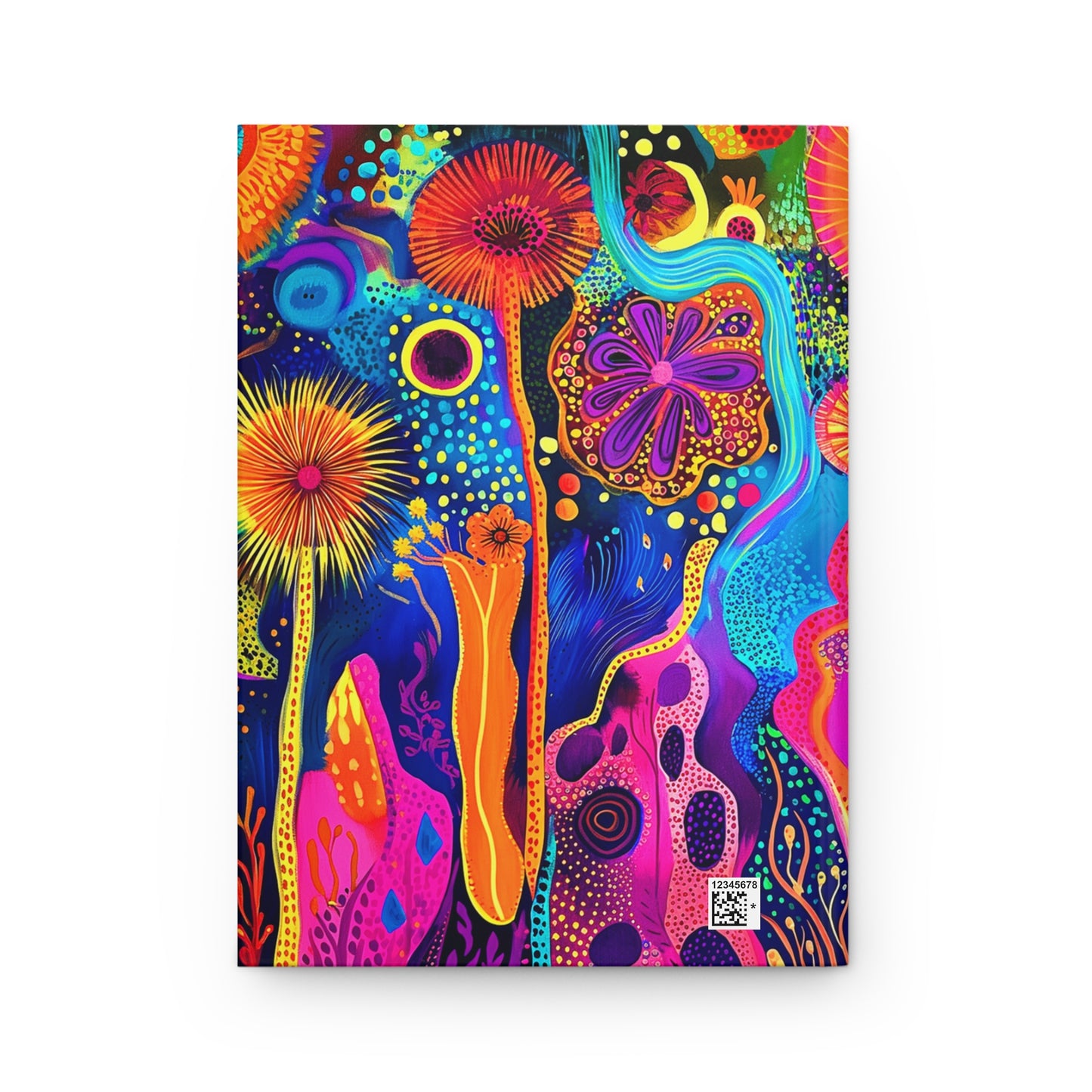 Joyful Colors Hardcover Notebook Bright Pattern Journal