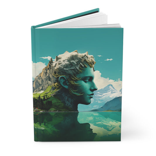 Fjord Face Hardcover Journal Faces in Nature Notebook