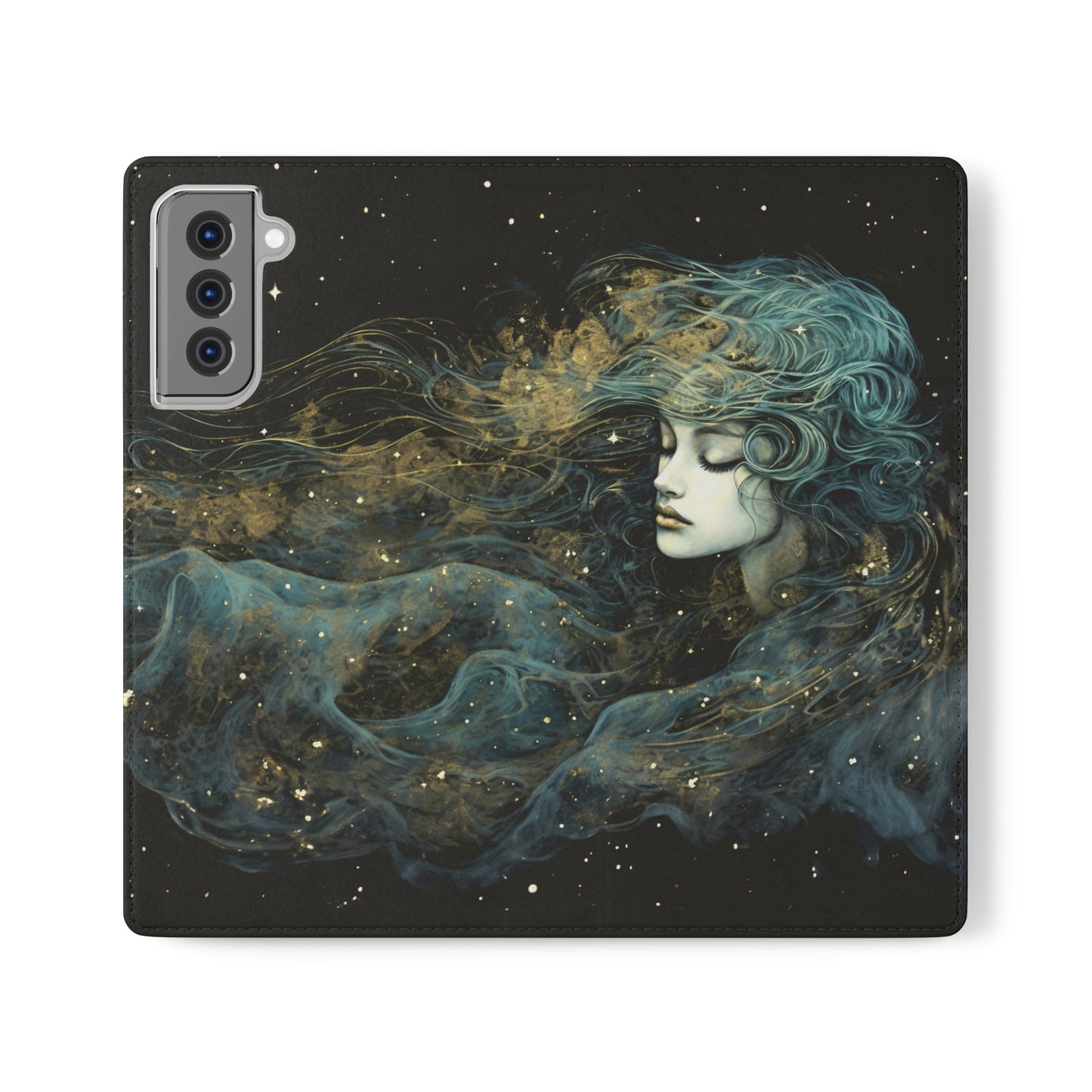 Starborn Enigma Flip Case Phone Case Goddess Flip Phone Case Celestial Phone Case Divine Feminine Flip Case s22 s21 iphone 13 12 11