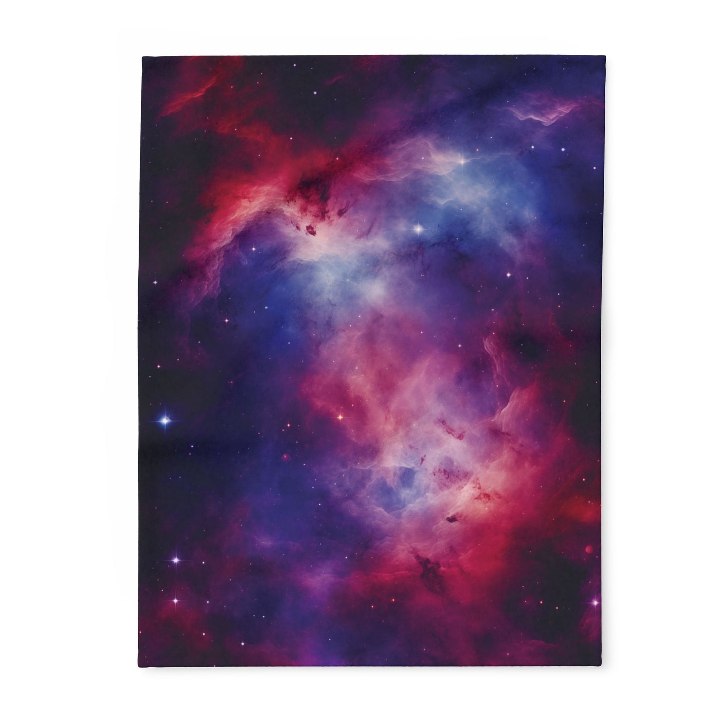 Galaxy Blanket Arctic Fleece Blanket Red Blue Purple Fuzzy Blanket Warm Blanket Soft Blanket Galaxy Space Nebula Nebulae