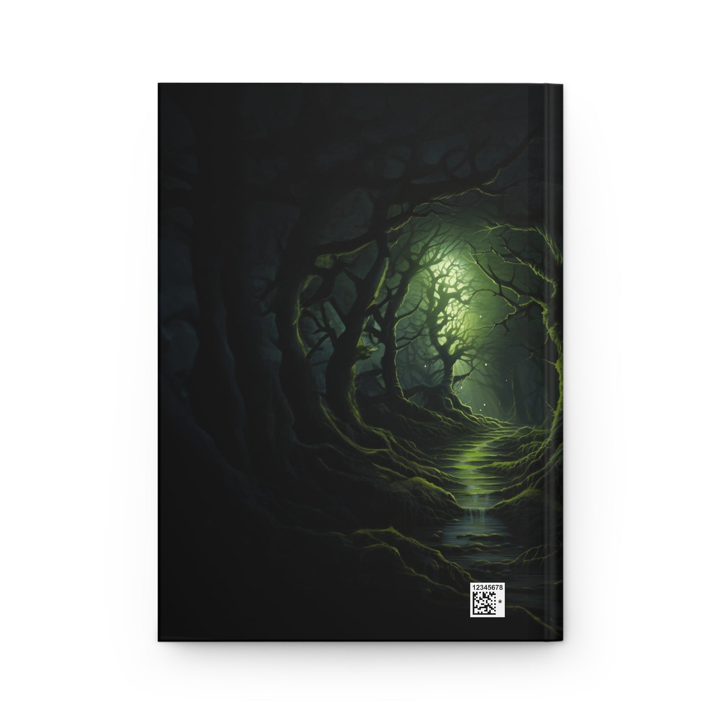 A Glimmer in the Gloom, Dark Fantasy Tree Grove Notebook Journal - Lined, Creepy, Grim, Dark Art, Macabre, Aesthetic Notebook, spooky tree