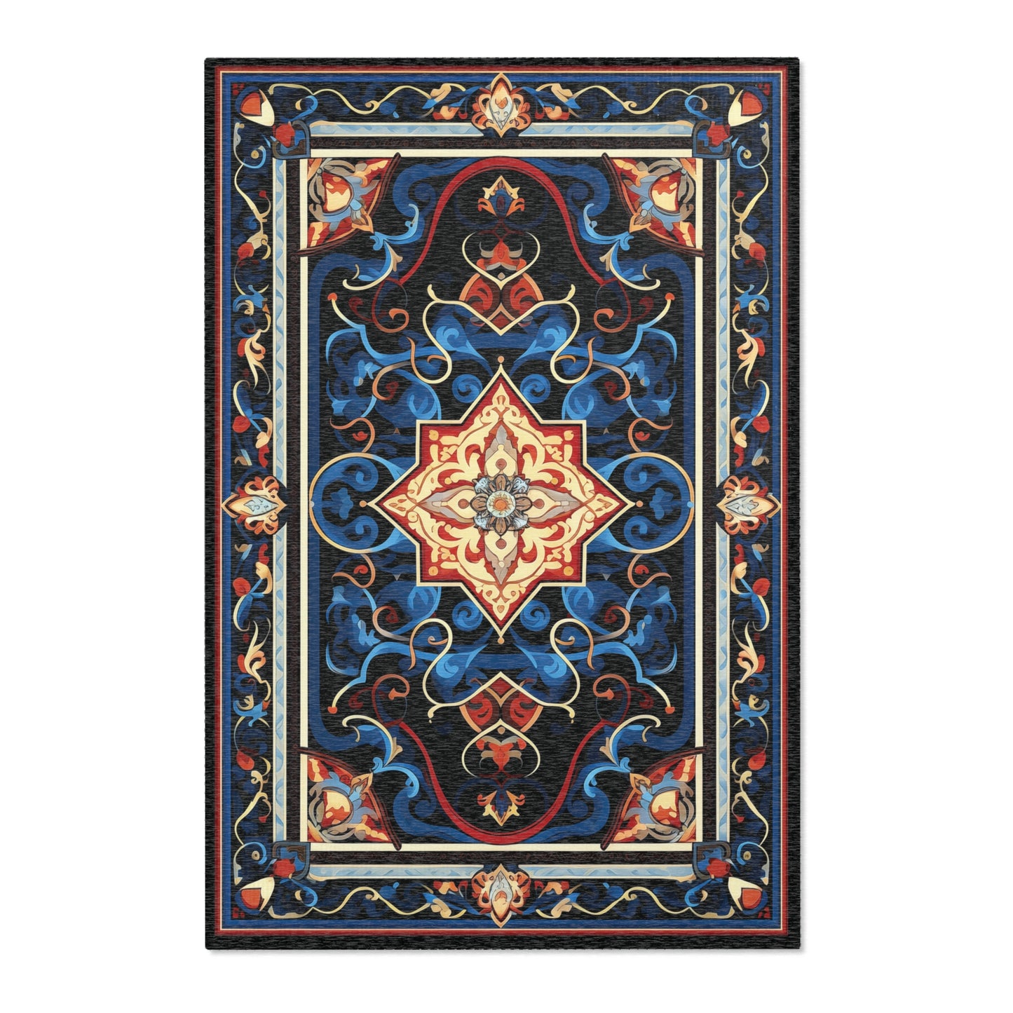 A Rug for The King! Area Rug Medieval Area Rug Royal Rug Regal Majestic Classic Castle Rug 2x3 3x2 4x6 6x4