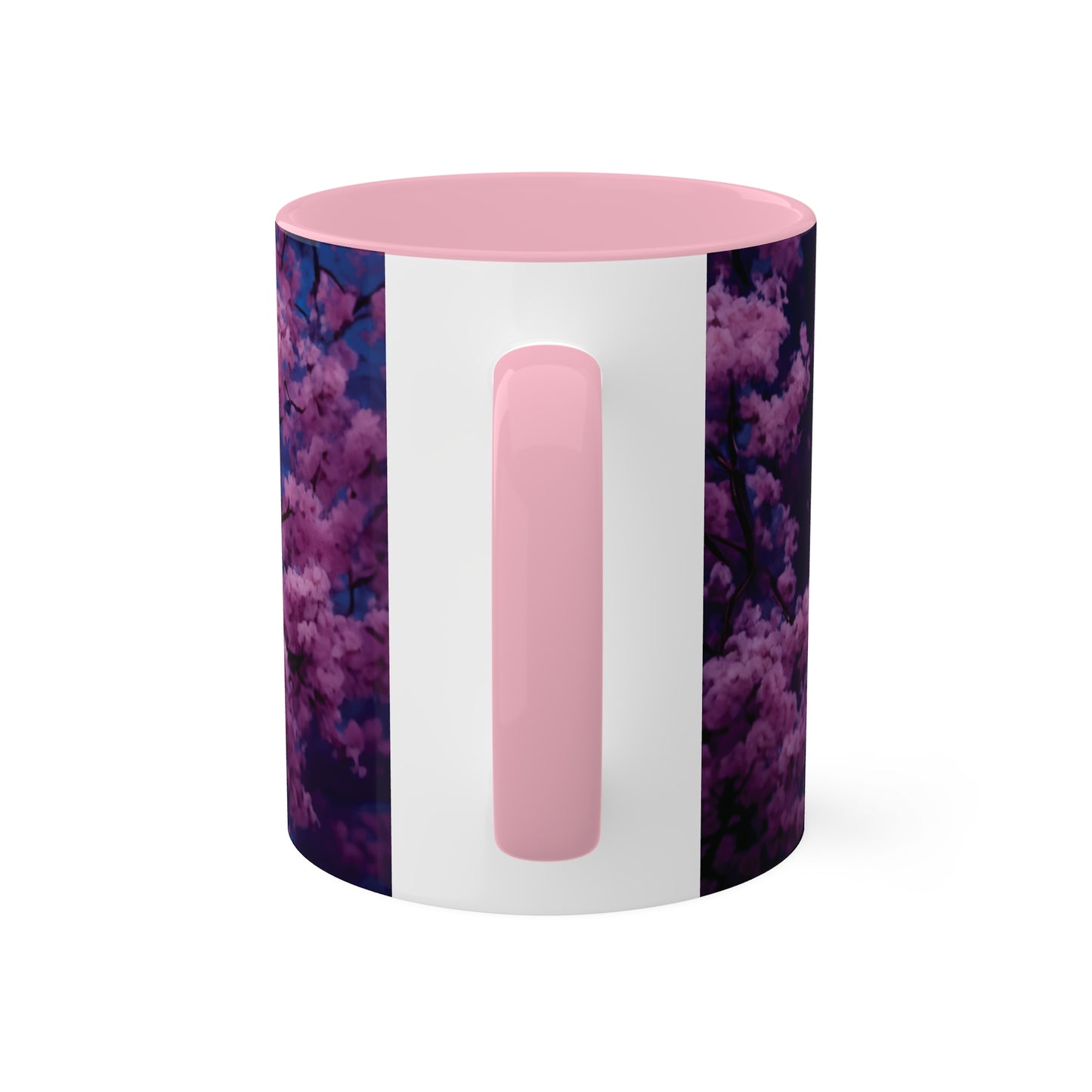 Raven Sakura Cherry Blossom Colorful Mug 11oz - My original art