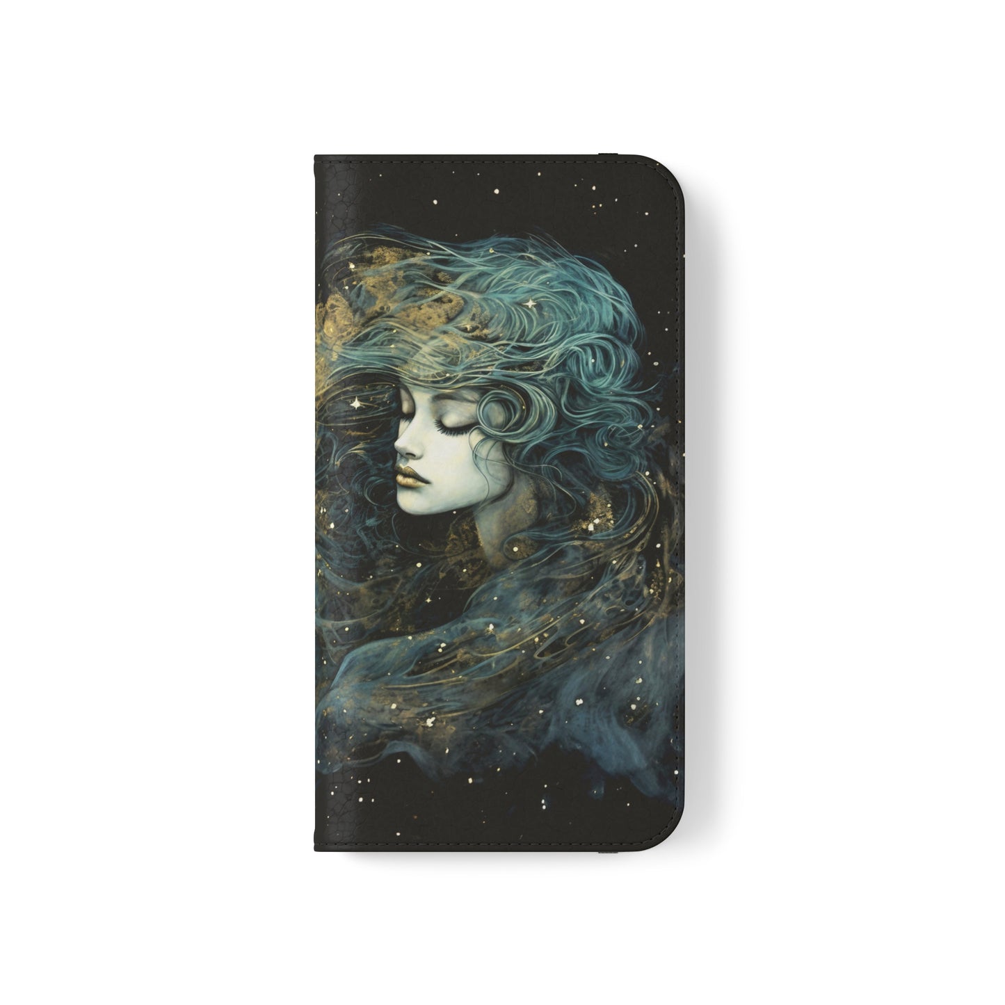 Starborn Enigma Flip Case Phone Case Goddess Flip Phone Case Celestial Phone Case Divine Feminine Flip Case s22 s21 iphone 13 12 11