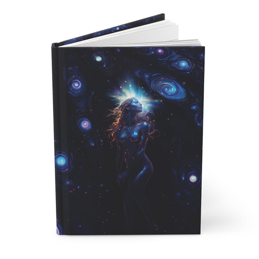 Galaxy Girl Hardcover Journal Galactic Notebook