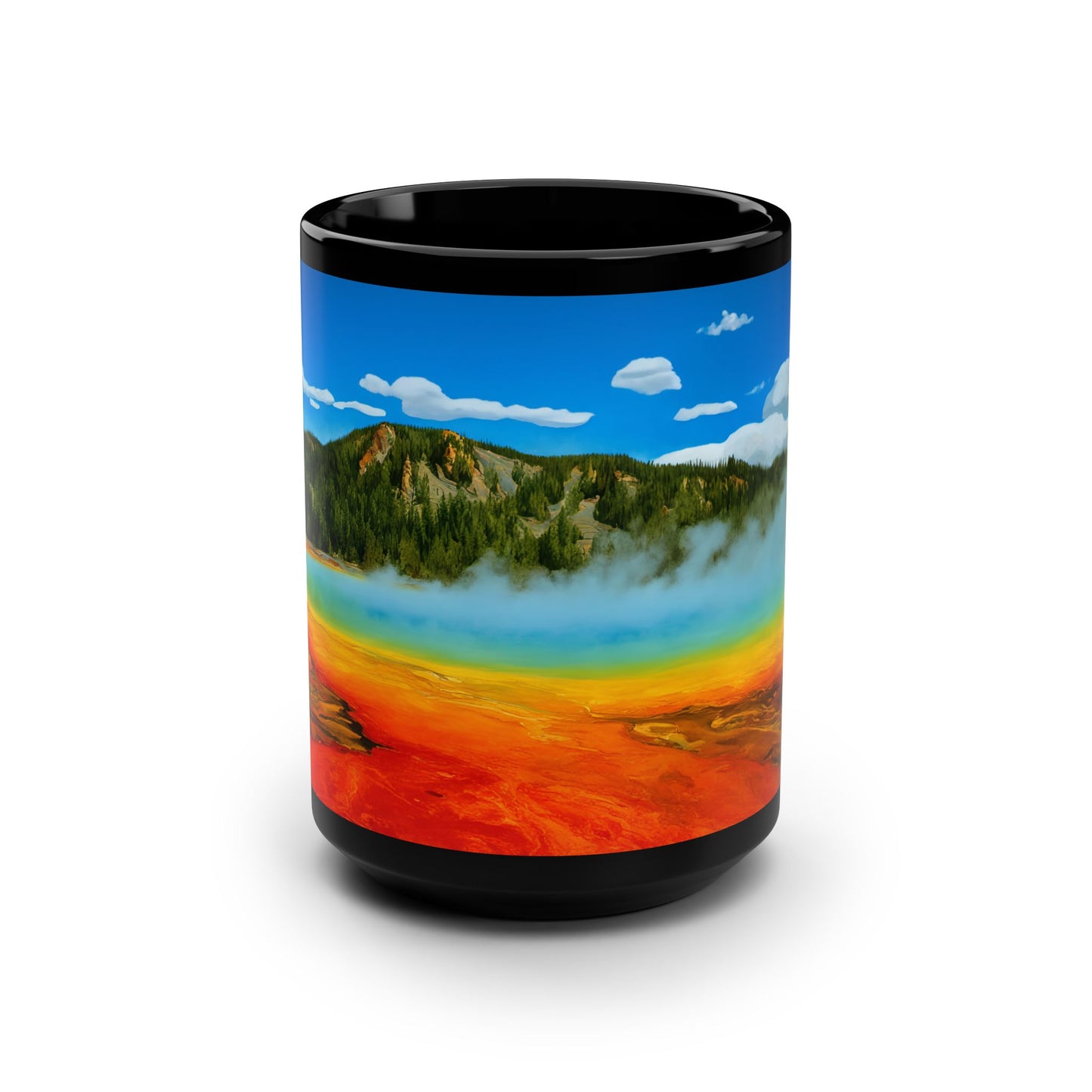 Grand Prismatic Spring 15oz Coffee Mug National Park Mug