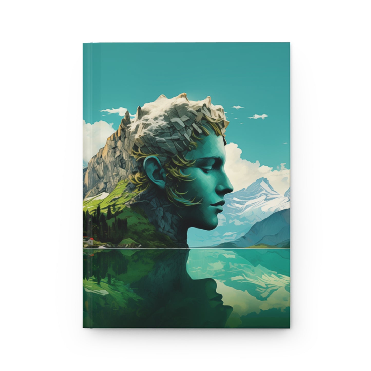 Fjord Face Hardcover Journal Faces in Nature Notebook