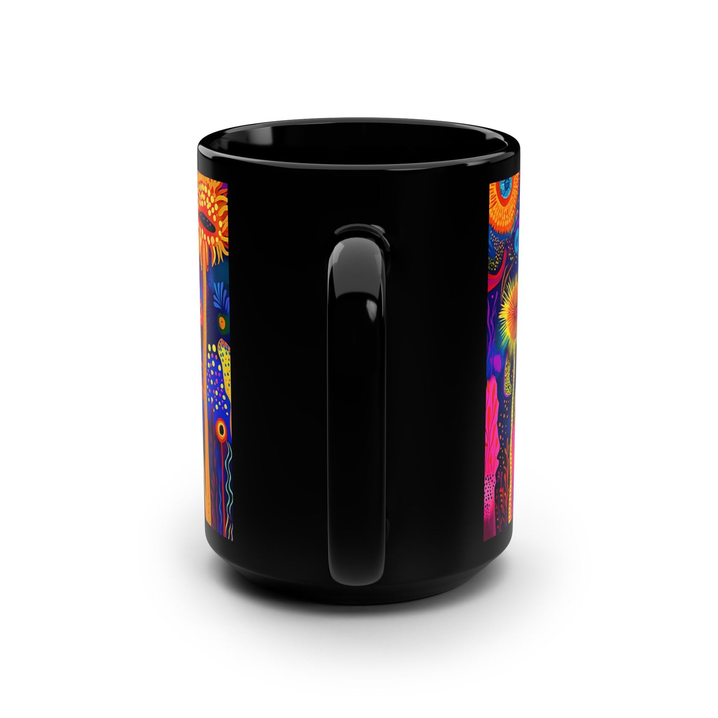 Joyful Colors Mug 15oz Coffee Mug Bright Art Mug