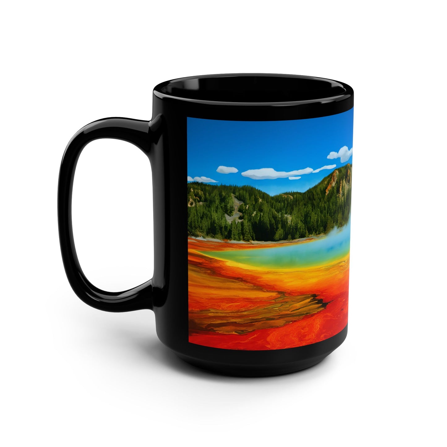 Grand Prismatic Spring 15oz Coffee Mug National Park Mug