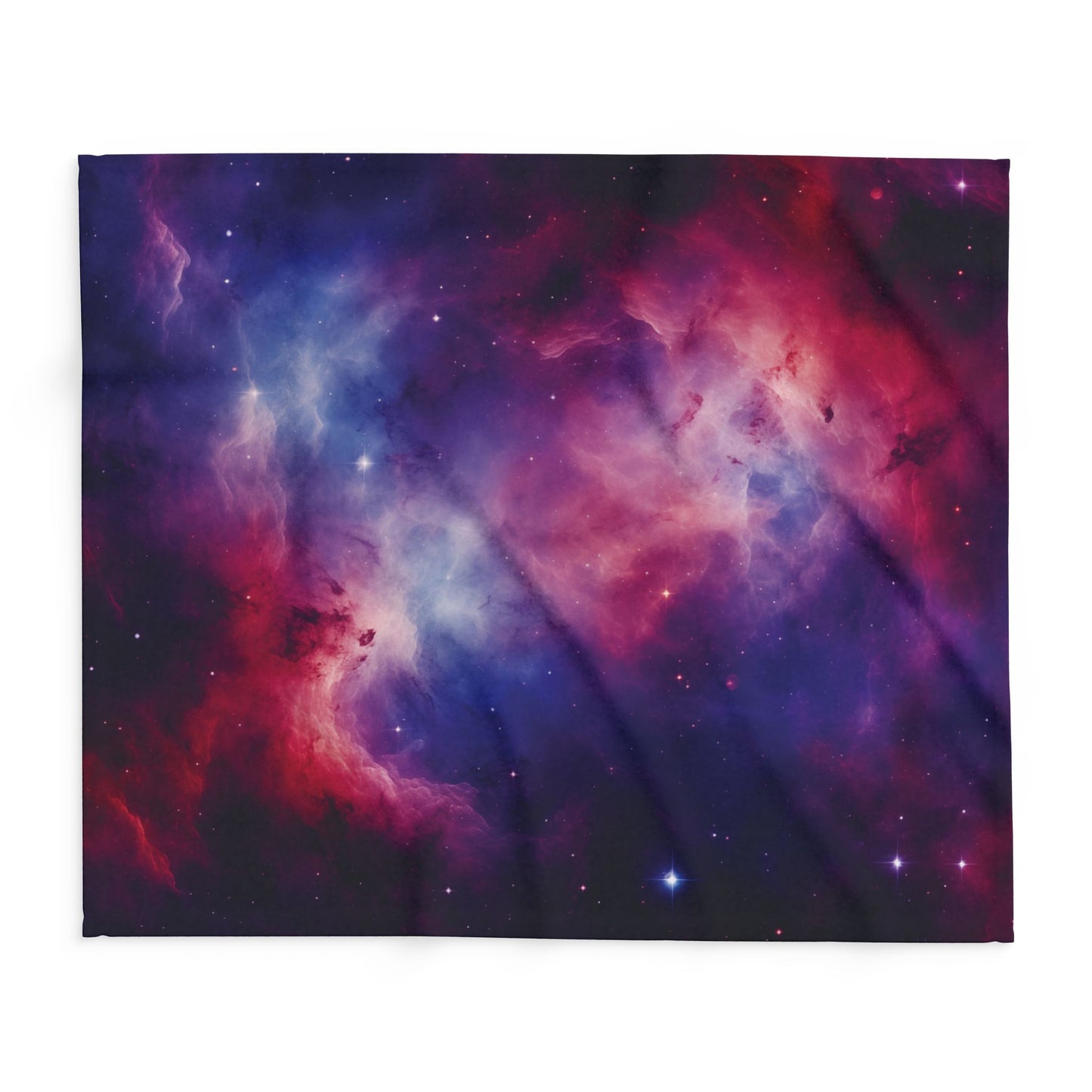 Galaxy Blanket Arctic Fleece Blanket Red Blue Purple Fuzzy Blanket Warm Blanket Soft Blanket Galaxy Space Nebula Nebulae