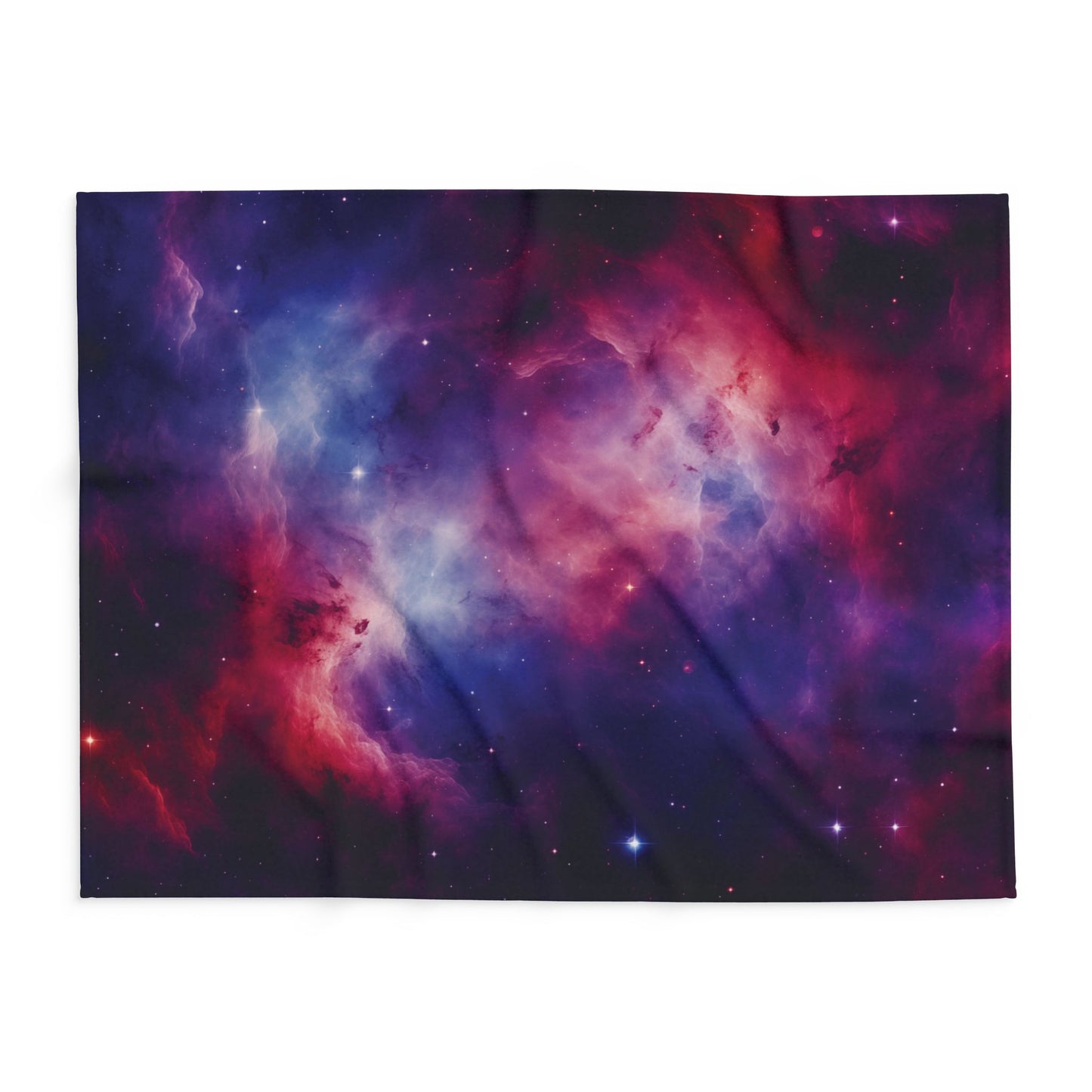 Galaxy Blanket Arctic Fleece Blanket Red Blue Purple Fuzzy Blanket Warm Blanket Soft Blanket Galaxy Space Nebula Nebulae