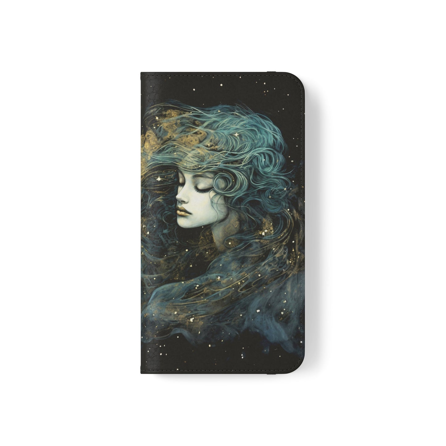 Starborn Enigma Flip Case Phone Case Goddess Flip Phone Case Celestial Phone Case Divine Feminine Flip Case s22 s21 iphone 13 12 11